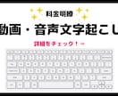 動画、音声の文字起こし！ご希望・ご相談承ります わかりやすい！単純料金設定★納期や納品形式もご相談ください！ イメージ1