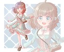 元気で温かみのある色味の女の子描きます 駆け出しなのでお値段はリーズナブル！幼げな少女が得意です！ イメージ3