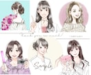 商用利用可☆ふんわり大人なおしゃれアイコン描きます 信頼をまとう大人デザイン。SNSや挿絵でビジネスを彩る１枚に イメージ4