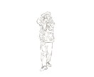 顔を描かないのに『わかるあの人像』描けます シンプルなのに個性が光る線画を最短数時間でお届け！ イメージ3