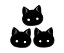 モノトーンな黒猫のイラスト描きます SNSのアイコンなどにも使用可能です イメージ4