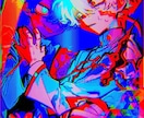 ダークでインパクト大な一枚絵イラストを描きます ダークで繊細なのに派手なビビット！？唯一無二を求めるアナタへ イメージ5