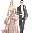 全身の似「姿」絵を描きます 似顔絵でなくその日の記念の一枚をイラストに イメージ8