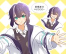 キャラ＋背景、スチル、オリジナルキャラなど描きます YouTube動画、MV、配信、小説、朗読、SNS等に★ イメージ7