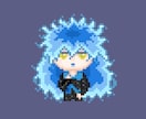 アイコン・ヘッダーに使えるドットキャラ描きます オリキャラや似顔絵をレトロで可愛いドット絵にしてみませんか？ イメージ4