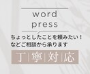 WordPressの作業を承ります 文章反映・デザイン調整・カスタマイズなどまずはご相談ください イメージ1