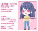 お急ぎ対応！主線なしのデフォルメキャラ描きます ◎かわいい◎淡色ポップ◎魅力的な表情差分◎商用利用OK◎ イメージ2