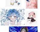 最短即日でどんなのでも描きます デフォルメや可愛い、カッコイイに全振りした極端な絵柄で イメージ2