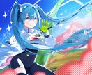 フルカラーイラストお描きします SNSアイコン・ヘッダー・小説・キャス画などに！ イメージ1