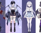 イラスト制作込み・VTuberモデル作成します イラスト作成～モデリングまで一括受注【SD・背景も対応可能】 イメージ1