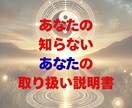 あなた自身の取り扱い説明書を作成します あなた自身も知らない隠された本当のあなたを鑑定します イメージ1