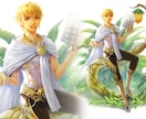厚塗りセミリアルな人物イラスト描きます 商用可。ゲームRPGや書籍の挿絵等、幅広く対応可能です イメージ10
