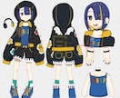 キャラクターデザインを制作します かわいい、ポップ、個性的、目を惹く（7日以内） イメージ3