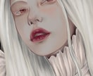 幻想的な中性的肖像画を描きます 耽美で幻想的なリアル肖像画をお届け イメージ2