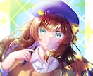 女の子のアイコン用イラストを描きます 綺麗で可愛いイラストを作成します！ イメージ3