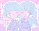 アニメっぽいデフォルメイラストのヘッダー描きます アニメっぽいデフォルメイラスト イメージ2