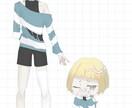 アイコン～立ち絵まで描きます 色素薄め暗めの雰囲気が得意！！ イメージ3