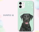 ペットの写真でオリジナルスマホケースデザインします ペット、愛犬、愛猫、子供 iPhoneケース スマホ 高品質 イメージ8