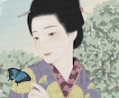 和風イラスト描きます 日本画風・手書き風で優しく、懐かしみのある絵 イメージ2