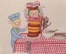 もらった人が笑顔になれるpostcardやイラストを描きます。 イメージ1
