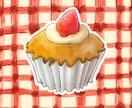 商用◎おしゃれな手描き風フードイラストを描きます ポストカードやカフェのメニューにいかがですか？ イメージ2
