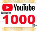 YouTubeチャンネル登録1,000人増やします 登録者が1,000人増えるまでチャンネルを拡散します イメージ1