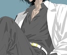 ダークでかっこいいキャラクターイラスト制作します 中性的・病みかわ・ダークな雰囲気が得意です。 イメージ1