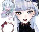 IRIAM向け立ち絵描きます 立ち絵/デフォルメ/モチーフアイコンリングなど！ イメージ1