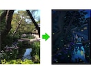 商店街や街並みを温かみのあるイラストにします 写真からノスタルジックな街角に イメージ7
