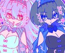 サムネイルやデザイン、幅広いイラスト制作を行います デフォルメから等身まで幅広いタッチが得意です イメージ3