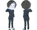 オリジナルキャラクターの3Dモデル制作致します デザイン持ち込み/キャラデザ制作どちらも大歓迎です イメージ4