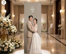 結婚式ウェルカムタペストリー＋スタンド付で届けます 取引1000件☆5｜シワなし高品質PET・修正無制限・送料込 イメージ7