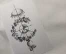 タトゥー風のイラスト受付致します 0.28のボールペンで描くイラストです イメージ6