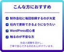 WordPressの更新・触れない問題を解決します 操作方法やエラーをチャットで丁寧にサポート イメージ4