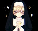 SNS等のアイコンを描きます かわいい・キラキラしたアイコンが欲しい人へ イメージ2