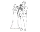 シンプルな線画イラスト描きます 再開しました！いろんなシーンでのイラストも◎ イメージ1
