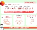 パワーポイントの資料を制作します 【わかりやすさ重視】で資料を作成いたします イメージ1