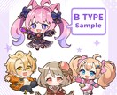SDミニキャラ（デフォルメ）制作します 商用OK！配信・アイコン・グッズ対応 イメージ5