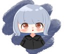 可愛い女の子のアイコン描きます デフォルメの可愛い女の子描きます！ イメージ1