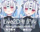 最短3日！Vtuber用Live2Dモデル作ります FaceRig/VtubeStudio対応 イメージ1