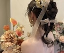 ブライダルアクセサリーやヘッドドレス制作します ドレスに合わせた透明感のある髪飾りやピアスのオーダー制作 イメージ1