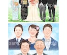 写真を元にあたたかいタッチの似顔絵イラスト描きます 成長記録や家族の思い出づくり、プレゼントにおすすめです。 イメージ3