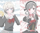 可愛いイラストを制作します あなたのocの魅力を最大限引き出します♡ イメージ2
