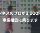 3名限定：3000円でプロが事業相談に乗ります 数千万円の資金調達経験のある0→1のプロが相談に乗ります イメージ1