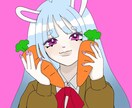 上半身イラスト描かせて頂きます あなた専用の上半身のキャラクターイラストになります。 イメージ2
