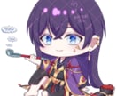 可愛いミニキャラ描かせていただきます アイコンやグッズ、貴方のocのデフォルメ化も対応可！！ イメージ8