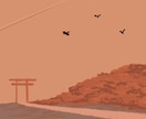 ゆるくやさしい風景イラストを制作します 旅・日常の風景をやさしい色合いで描きます イメージ4