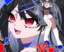立ち絵＆顔アップ一枚のイラストに詰め込んで描きます キャラクターの立ち絵と顔アップ一枚のキャンバスに描きます！ イメージ4