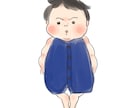 SNS・記念日に♡赤ちゃんイラスト制作します ほっこり癒される、ゆるふわタッチでお描きします。 イメージ7