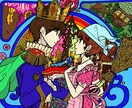 模写、まんが、デザイン等基本なんでも描けます オリジナルイラスト、既存キャラの模写など幅広く製作します イメージ5